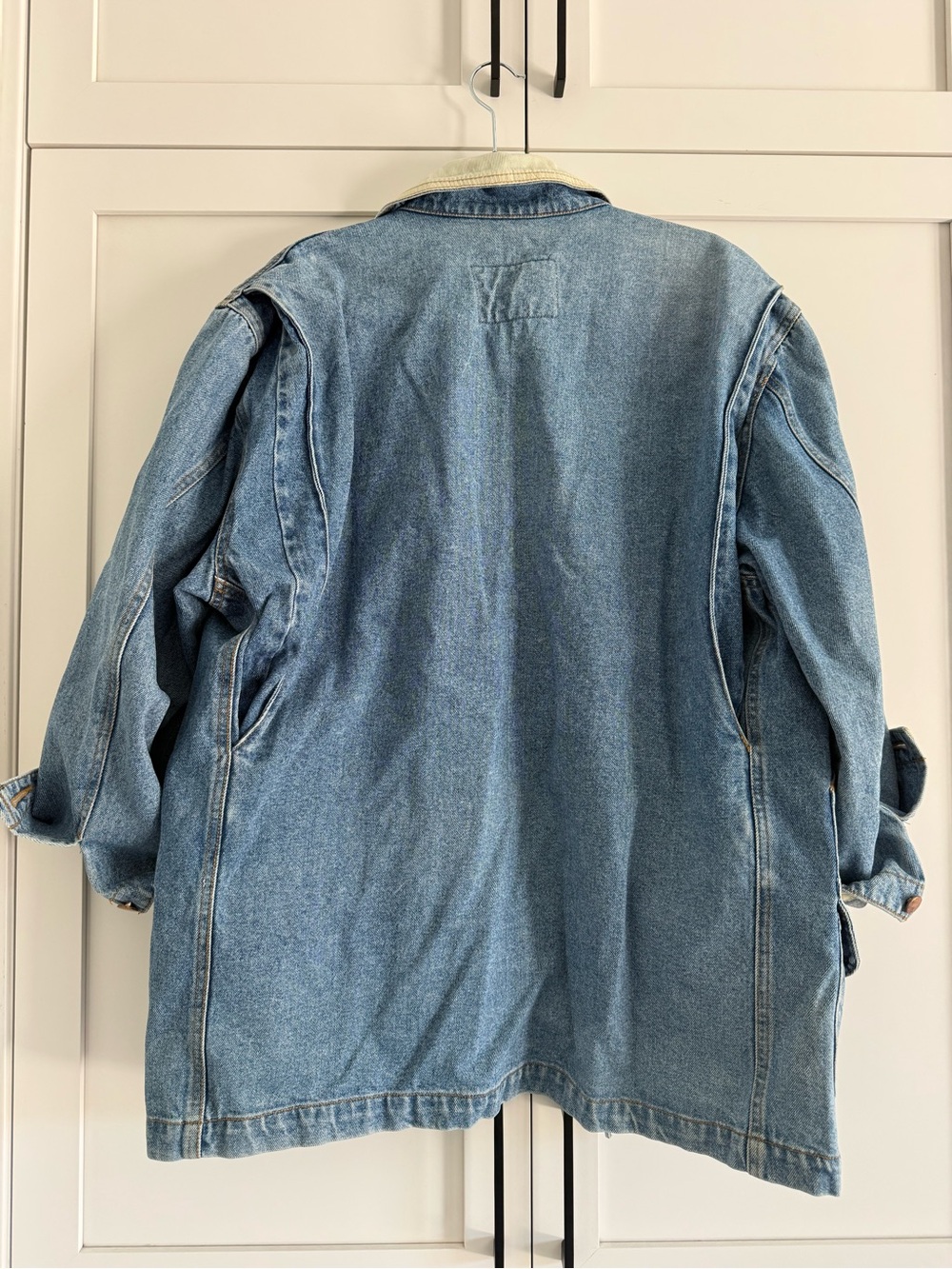 Vintage Perry Ellis denim Chore Coat - Picture 6 of 9